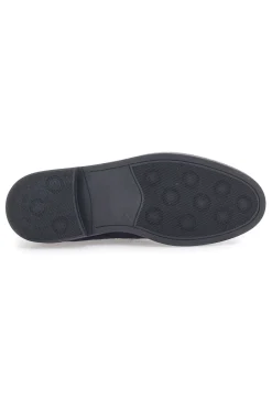 Uomo LONGFORD Stivaletti Beatles Blu in Pelle Scamosciata 09