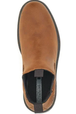 Uomo COTTON BELT Stivaletti Beatles Marroni Harvard