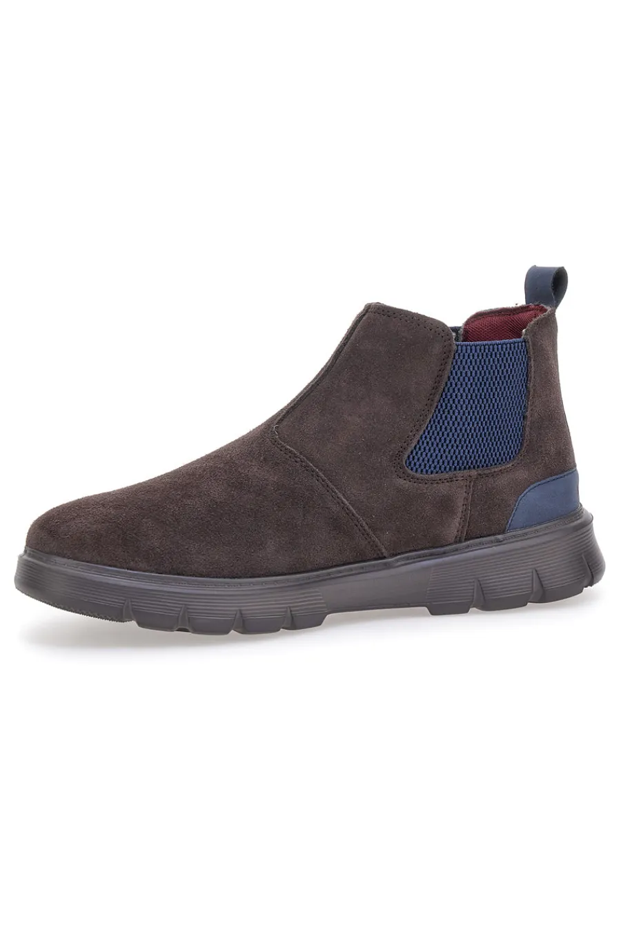 Uomo MARINA MILITARE Stivaletti beatles marroni in camoscio con suola sportiva MM983