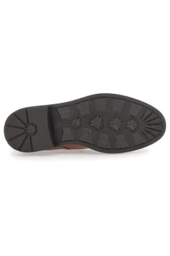 Uomo PITTARELLO FOCUS Stivaletti Beatles Marroni In Vera Pelle Made in Italy 0