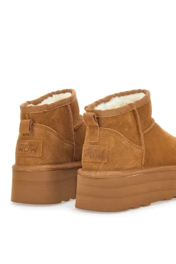 PITTARELLO Stivaletti con Flatform Wow 3166 CAMEL