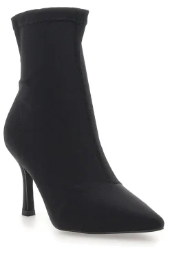 THE FIRST Stivaletti neri a calza con tacco a spillo P632 Best