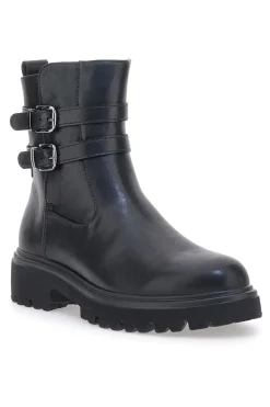 Donna PITTARELLO CAPSULE Stivaletti neri con cinturini decorativi 24179 001
