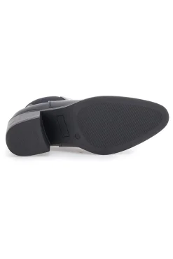 PITTARELLO Stivaletti Neri con Elastici Laterali e Tacco Largo Capsule 24186006 SCHWARZ Sale