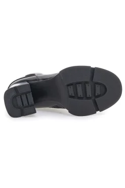 SWISH Stivaletti neri con gambale risvoltato alti 1X Clearance