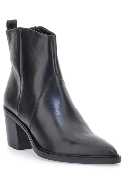 PITTARELLO GLAM Stivaletti Neri Con Tacco In Vera Pelle 554 Online