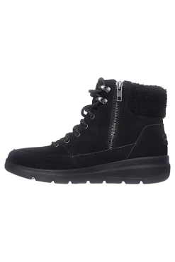 Donna SKECHERS Stivaletti neri imbottiti GLACIAL ULTRA WOODLANDS