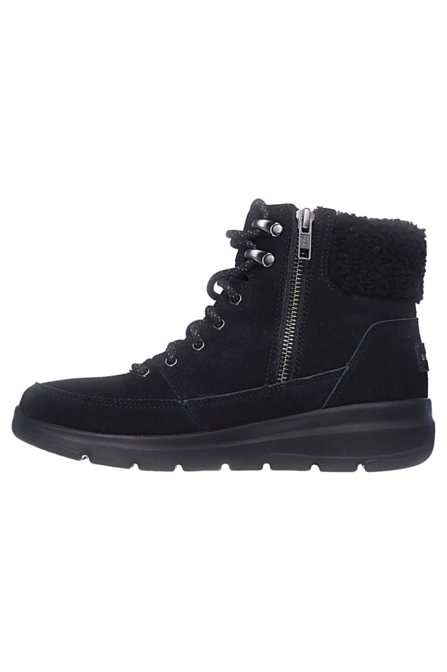 Donna SKECHERS Stivaletti neri imbottiti GLACIAL ULTRA WOODLANDS