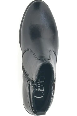 PITTARELLO CLASS Stivaletti neri in pelle con tacco medio 1976 NERO Best