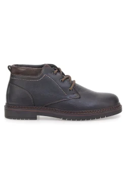 Uomo PITTARELLO ECO Stivaletti neri in vera pelle con collo imbottito 252520024