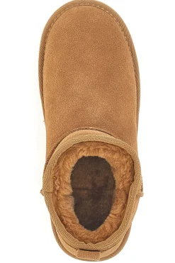 Donna MON DIEU Stivaletti Pantofole imbottiti con pelo effetto scamosciato L1200