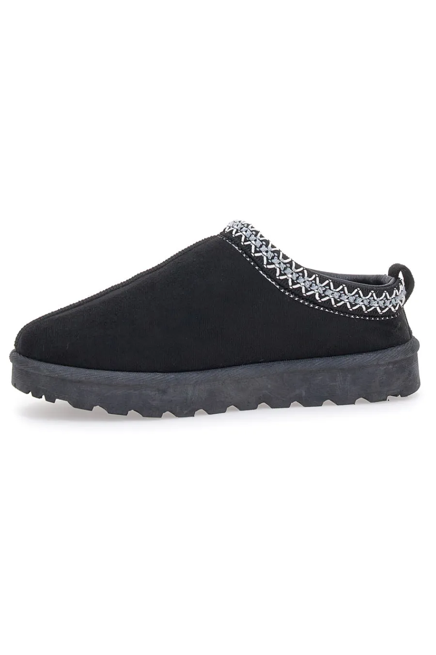 PITTARELLO LOVE Stivaletti Pantofole con Pelo Nere 1859 NERO