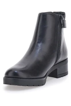 Donna PLOCADI Stivaletti 15832 Neri Vera Pelle
