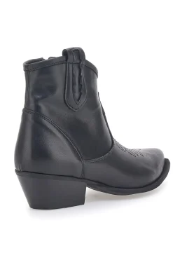 PITTARELLO LOVE Stivaletti Texani Neri Bassi Made in Italy TEX925 Outlet