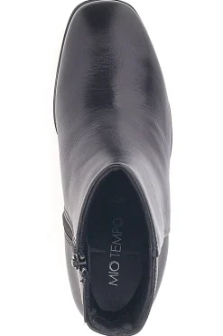 MIO TEMPO Stivaletto nero a punta con tacco a blocco 2313 Outlet