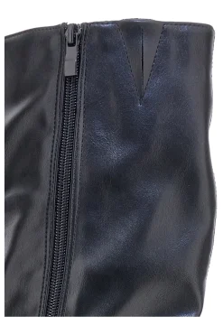 PUSHY WAMP Stivali Alti con Tacco Neri 27274 SCHWARZ Discount