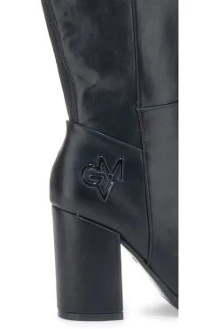 GMV Stivali con tacco 163 Neri SCHWARZ Hot