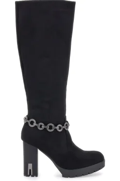 MON DIEU Stivali con tacco Neri 262534 SCHWARZ Best