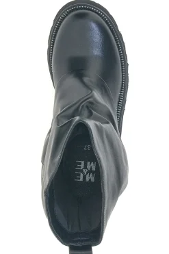 ME u0026 ME Stivali neri con gambale morbido e suola carrarmato Me & Me 3014 Online