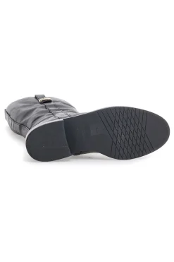 Donna PITTARELLO CLASS Stivali neri in pelle con fibbia LL2516
