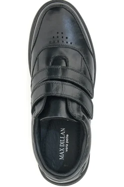Uomo MAX DILLAN Strigate con Velcro 1104 Vere Pelle
