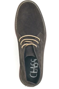 Uomo PITTARELLO CLASS Stringata verde con lacci a contrasto 322