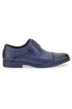 Uomo NAZARENO GABRIELLI Stringate Eleganti Blu con Puntale e Lavorazione 4971
