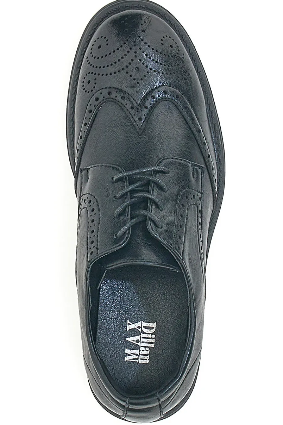 Uomo MAX DILLAN Stringate Inglesi Nere 9Y1733