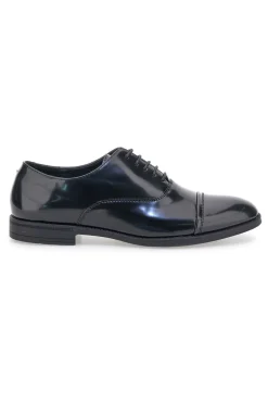 Uomo CLAREMORRIS Stringate nere lucide 1681584