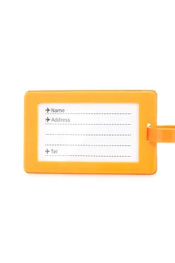 PITTARELLO Tag per Valigia Arancione "Contenuto Altamente Deludente " NAMETAG 6