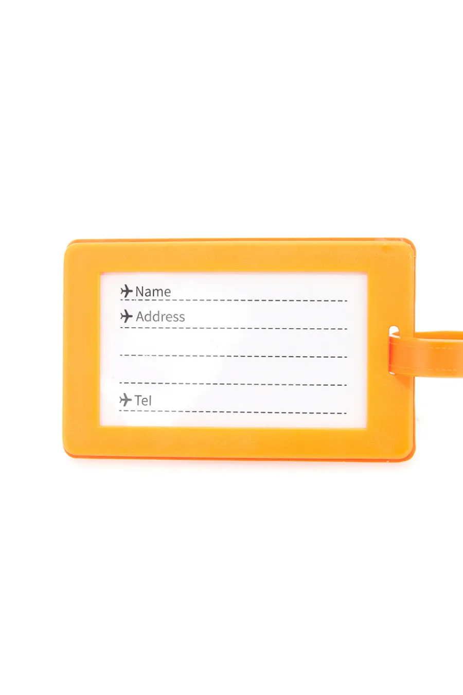 PITTARELLO Tag per Valigia Arancione "Contenuto Altamente Deludente " NAMETAG 6