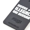 PITTARELLO Tag per Valigia Nero "Niente di Illegale qui Dentro" NAMETAG 7