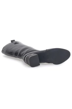 THE FIRST 499 e spitze High Heel Stiefel SCHWARZ Best