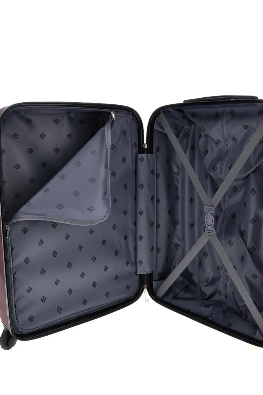2T2L Trolley bordeaux rigido piccolo 4 ruote 155/P