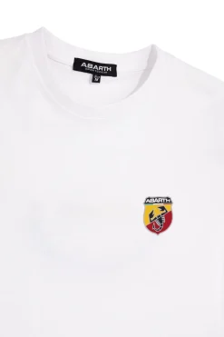 Uomo ABARTH T-shirt bianca in cotone ade in Itay 01