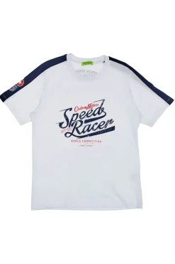 Uomo MAX DILLAN T-hirt an084 Bianca