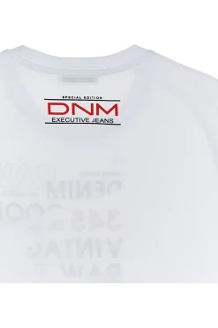 Uomo MAX DILLAN T-hirt an081 Bianca