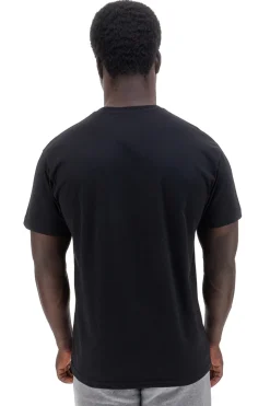 Uomo ABARTH T-hirt nera con ogo frontae 100% Cotone AH002TE