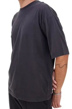 Uomo BOARDMAN T-hirt nera con critta "Burred" u retro 1005