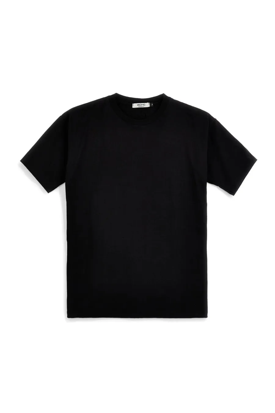 Uomo BOARDMAN T-hirt nera girocoo a aniche corte APHA10