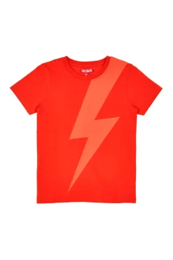 PITT KIDS T-Shirt Rossa con Lampo Stampato PT-B-T-05029