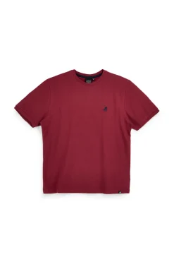 Uomo U.S. GRAND POLO T-shirt rossa con ogo ricaato USSS629