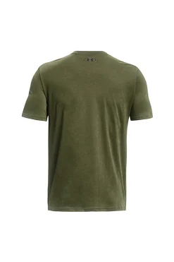 Uomo UNDER ARMOUR T-hirt verde eggera in ito cotone ad aciugatura rapida porttye C