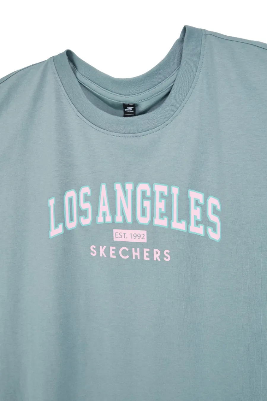 Donna SKECHERS T-hirt Overize con tapa o Angee Detination hort eeve Tee