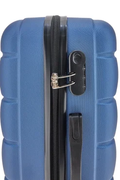 PRIMA RIGA Valigia rigida blu media PR165/M