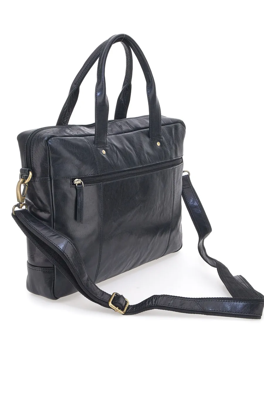 Donna NBG Ventiquattrore in Pelle 333-1 Nera