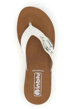 Donna INBLU e Flip-Flops mit Schmucksteinbesatz 19 ZO