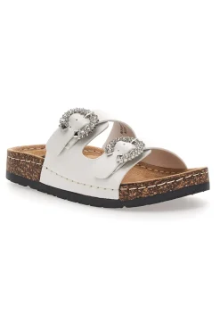 ME u0026 ME e Hausschuhe mit doppelter Schmuckschnalle Me & Me H3Y861141 WEIß Discount