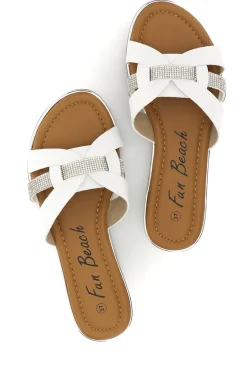 FUN BEACH e Hausschuhe mit gekreuzten Riemen 14217 Outlet