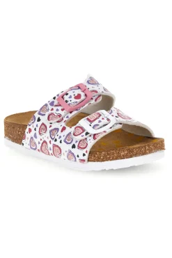 PITTARELLO BIO e Hausschuhe mit rosa Herzdruck 7A206SR